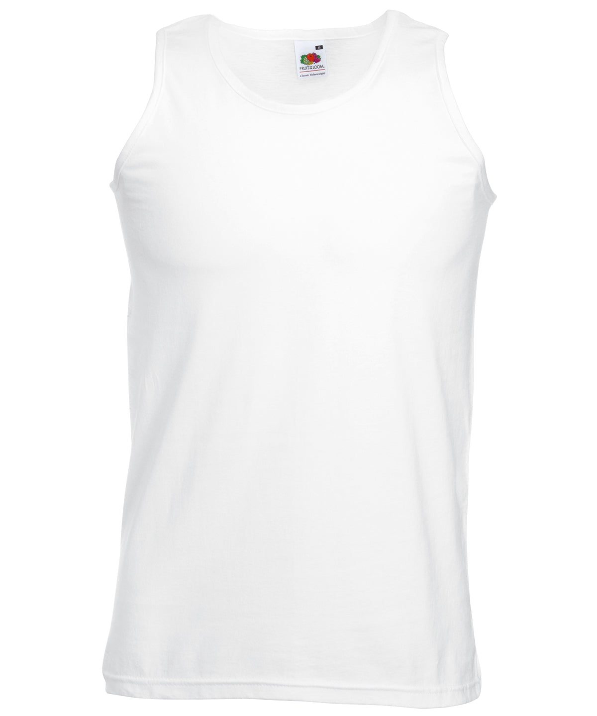 Fruit of the Loom Valueweight athletic vest White*