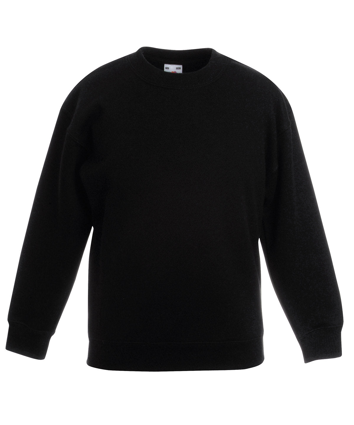 Fruit of the Loom Kids classic set-in sweatshirt Black