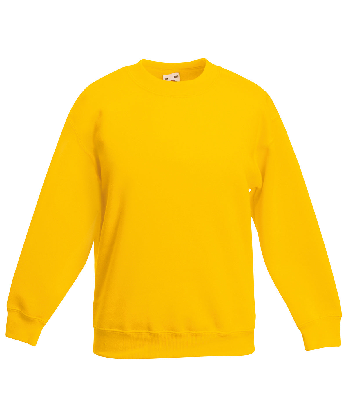 Fruit of the Loom Kids classic set-in sweatshirt Sunflower