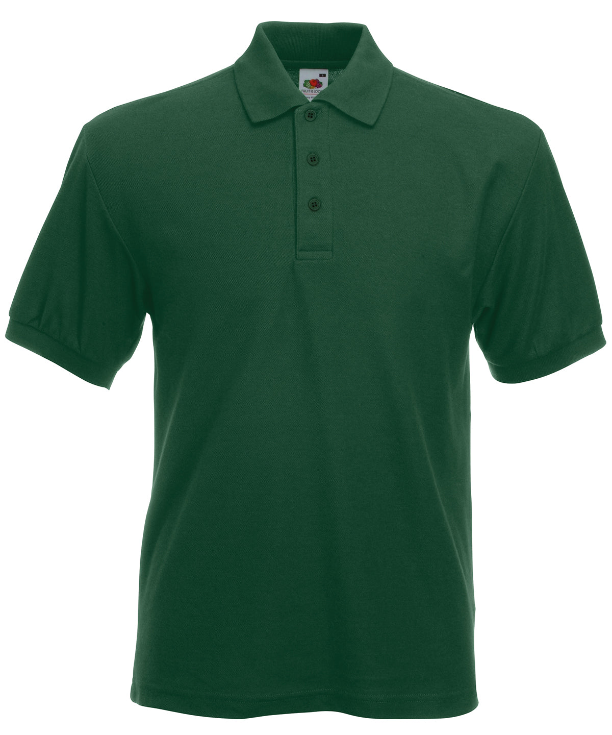 Fruit of the Loom Heavyweight 65/35 polo Bottle Green