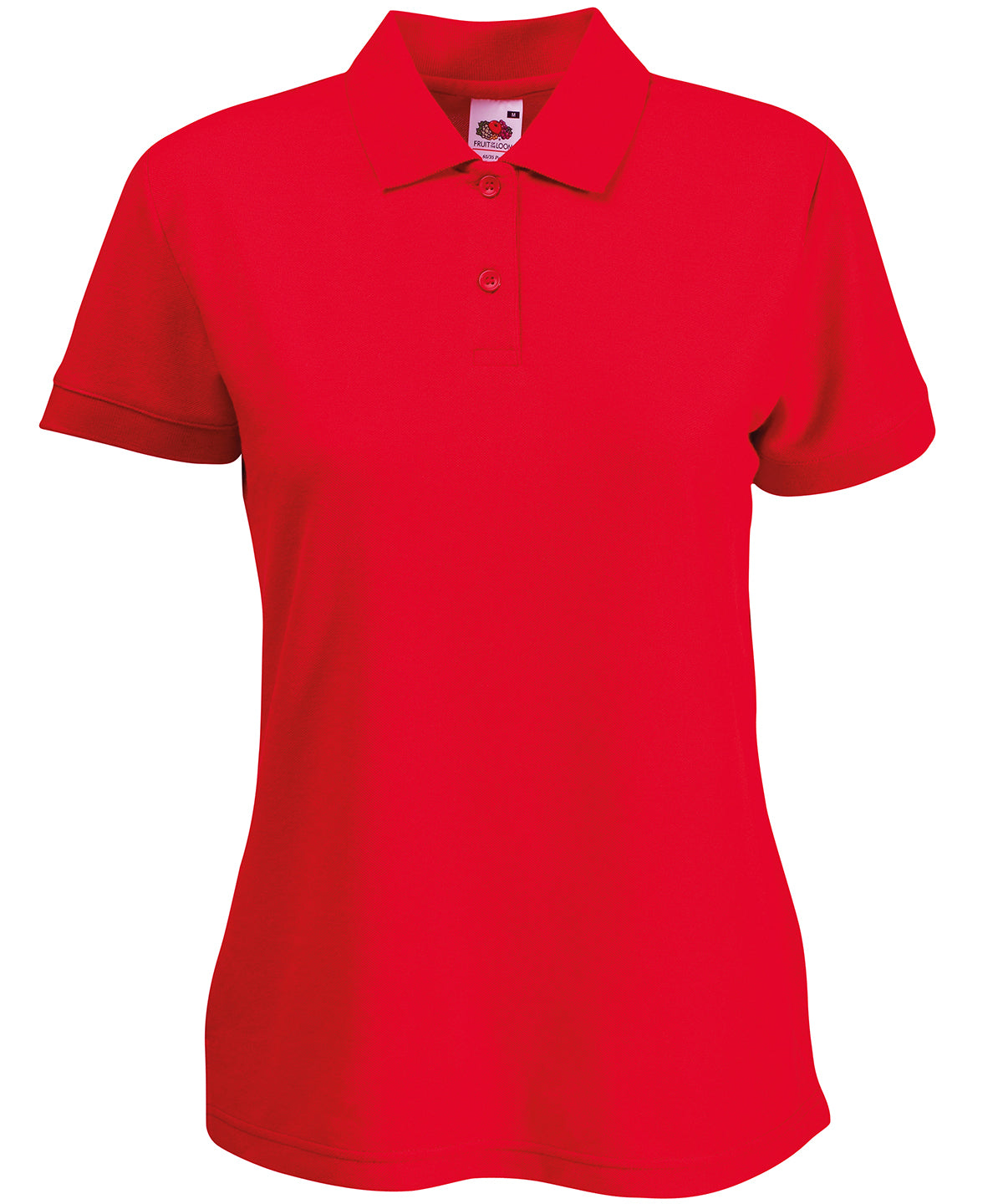 Fruit of the Loom Women's 65/35 polo Red