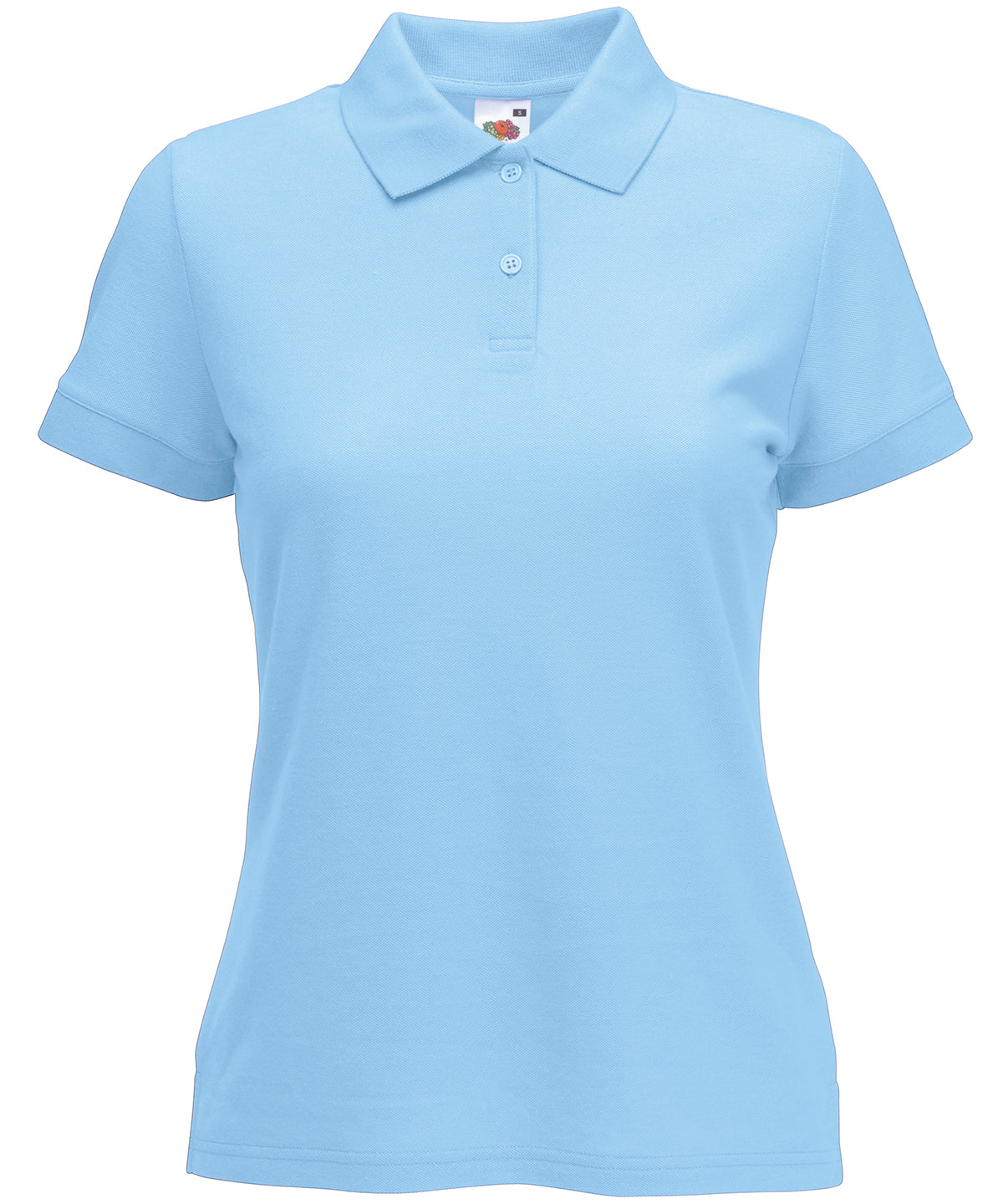 Fruit of the Loom Women's 65/35 polo Sky Blue