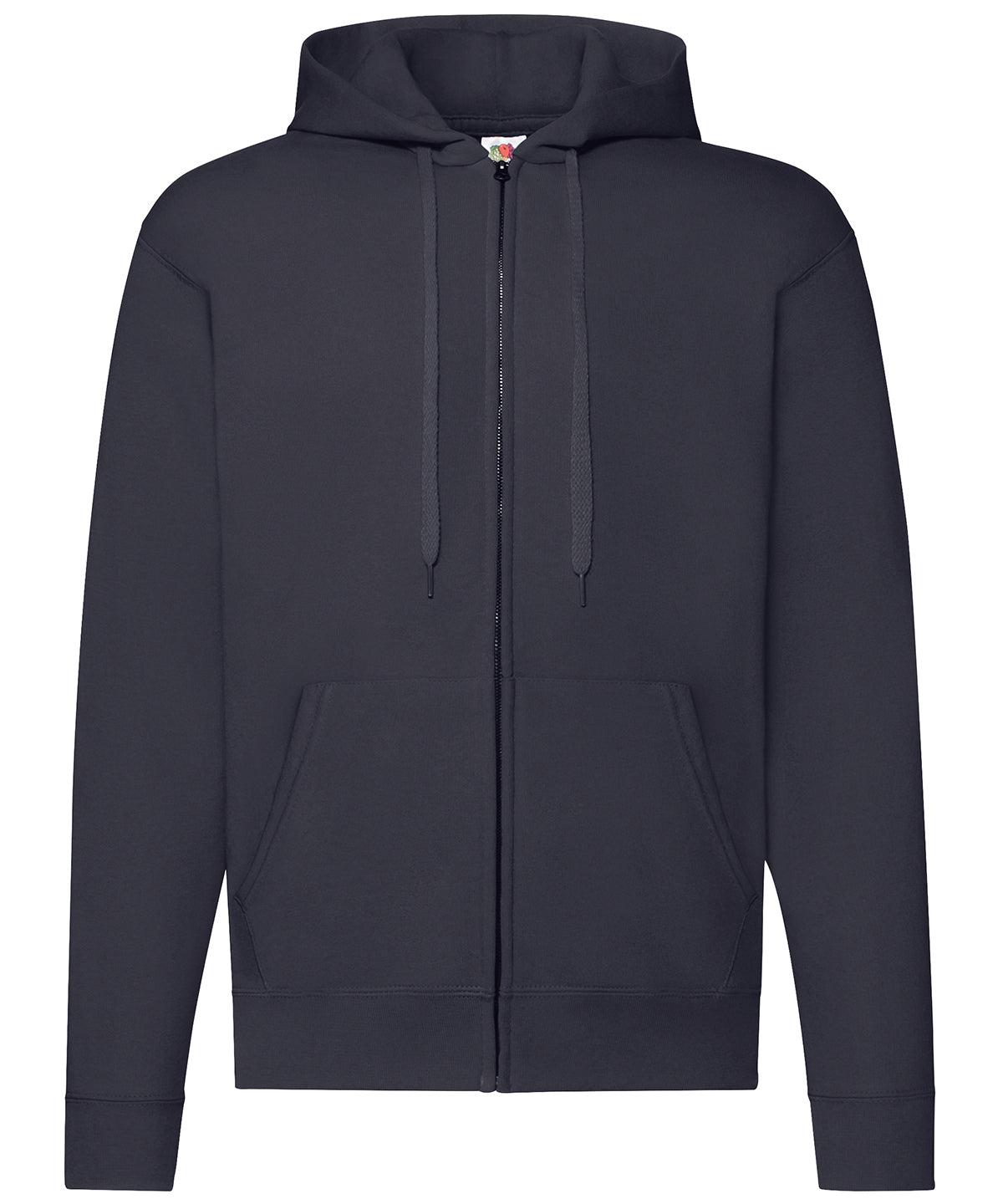 Fruit of the Loom Classic 80/20 hooded sweatshirt jacket Deep Navy*