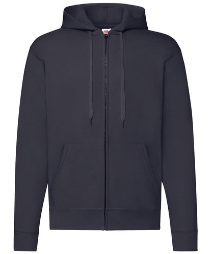 Fruit of the Loom Classic 80/20 hooded sweatshirt jacket Deep Navy*