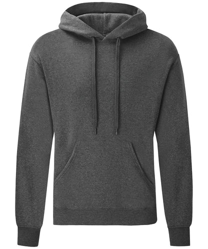 Fruit of the Loom Classic 80/20 hooded sweatshirt Dark Heather Grey