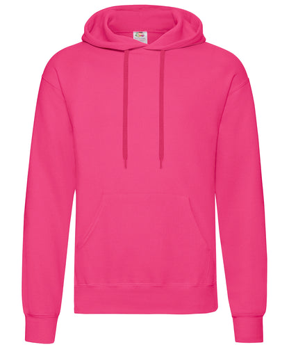 Fruit of the Loom Classic 80/20 hooded sweatshirt Fuchsia
