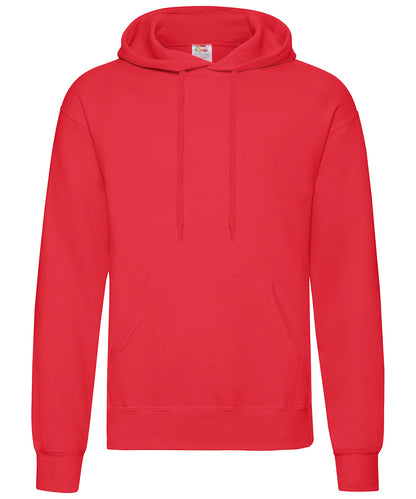 Fruit of the Loom Classic 80/20 hooded sweatshirt Red