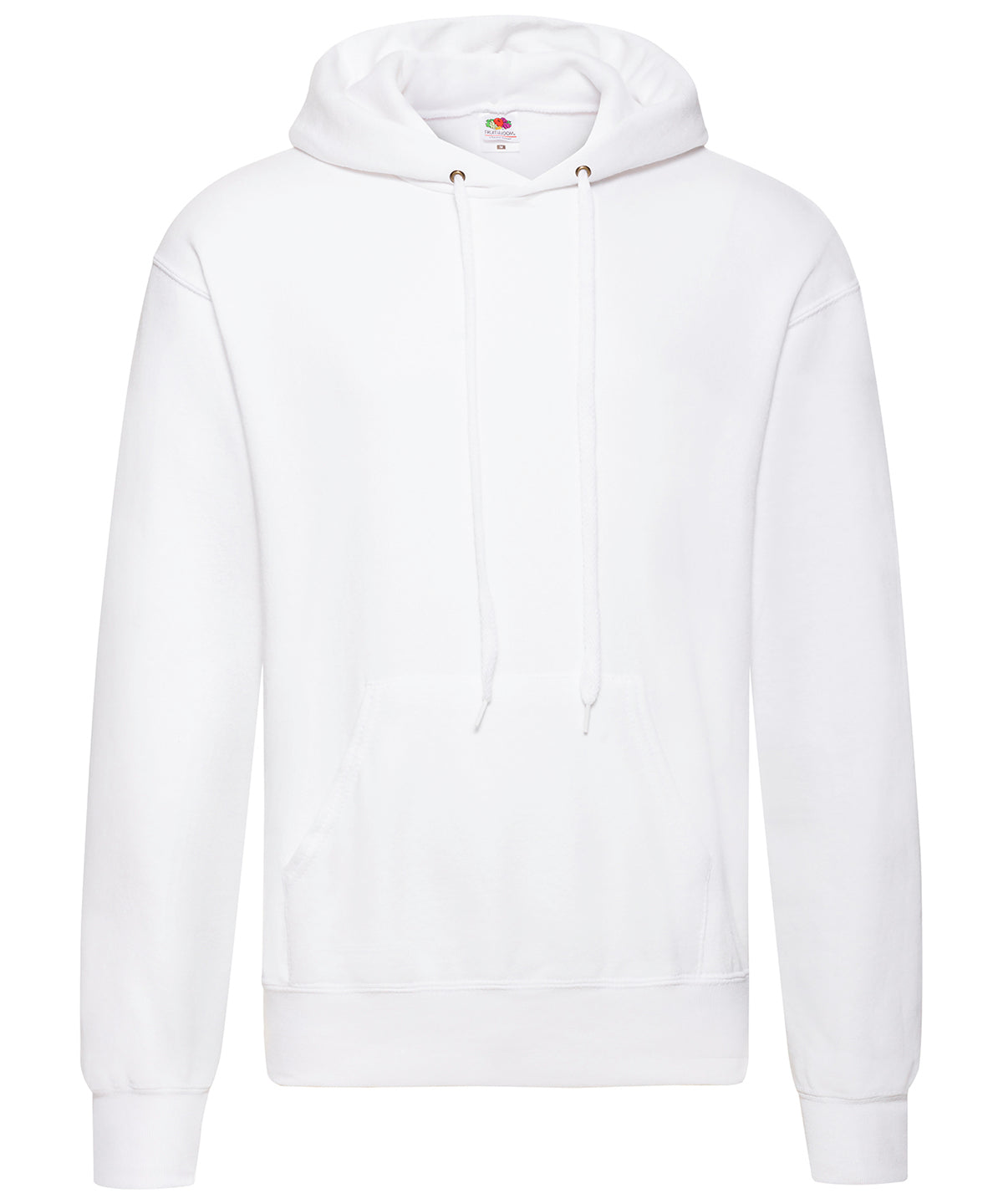 Fruit of the Loom Classic 80/20 hooded sweatshirt White*†