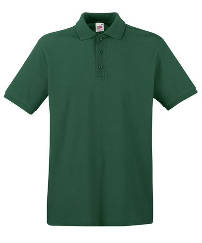 Fruit of the Loom Premium polo Bottle Green