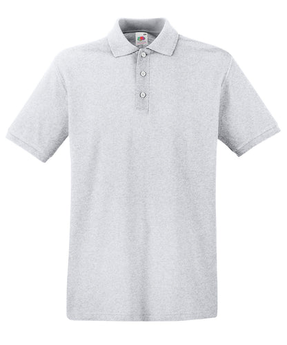 Fruit of the Loom Premium polo Heather Grey