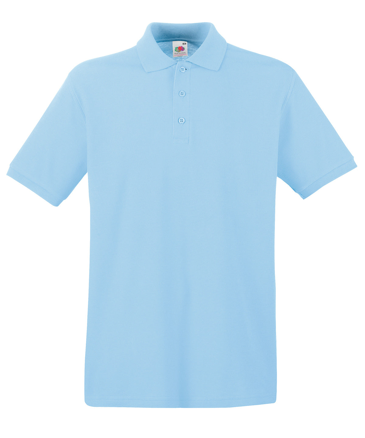 Fruit of the Loom Premium polo Sky Blue
