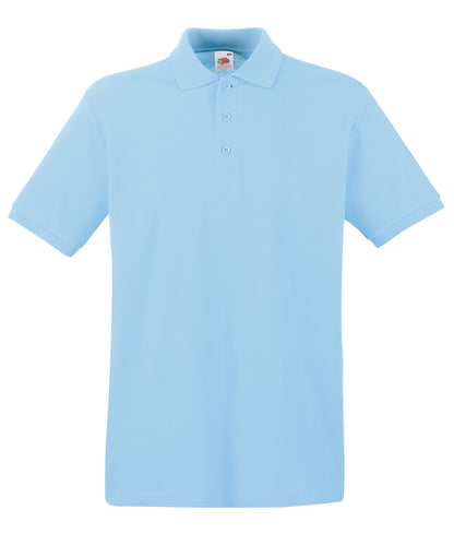 Fruit of the Loom Premium polo Sky Blue