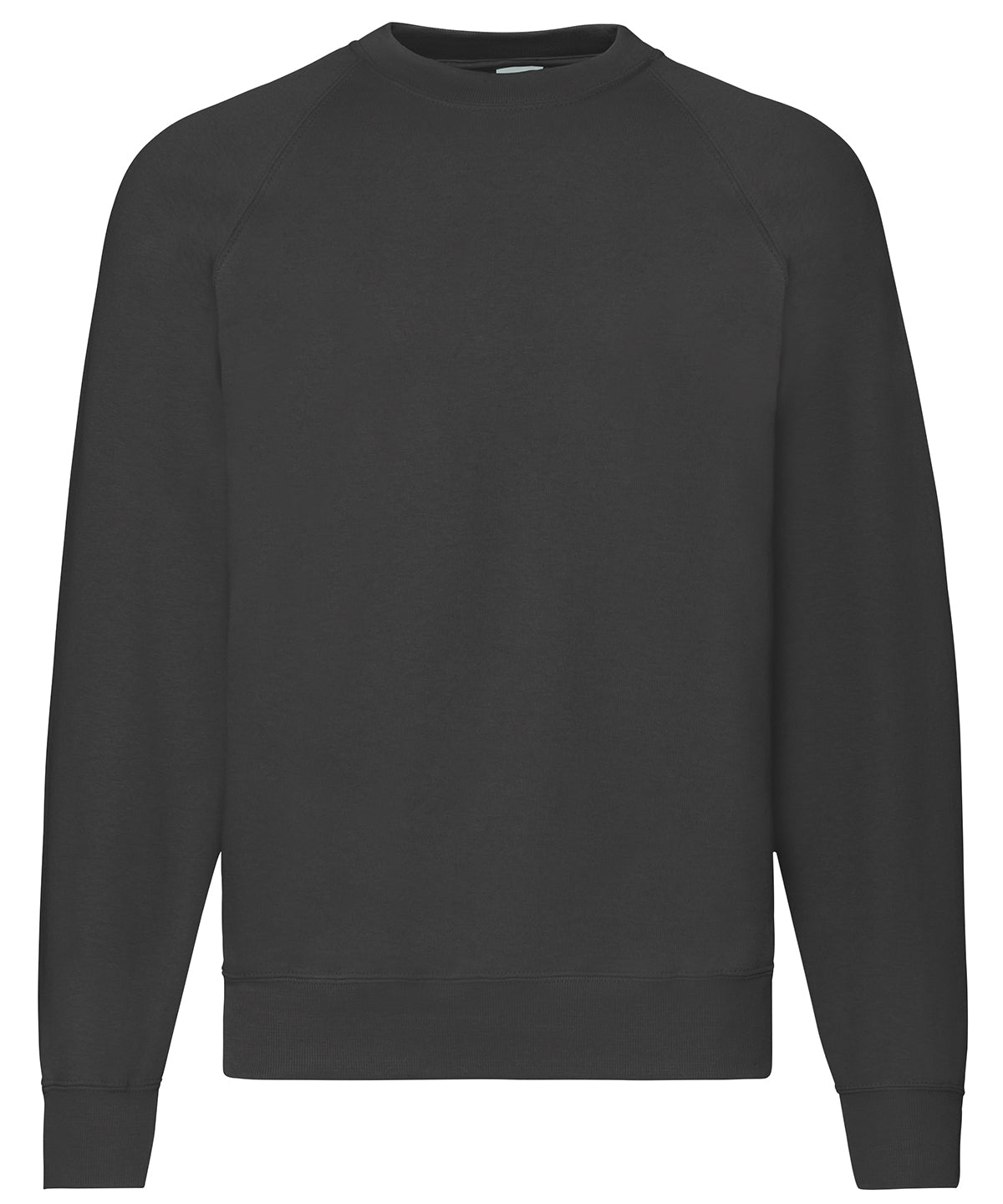 Fruit of the Loom Classic 80/20 raglan sweatshirt Black*†