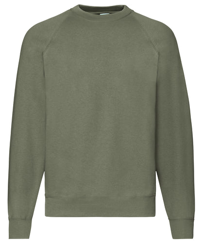 Fruit of the Loom Classic 80/20 raglan sweatshirt Classic Olive