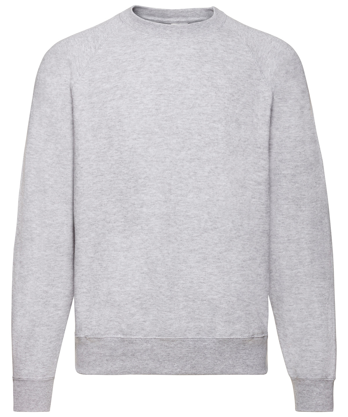 Fruit of the Loom Classic 80/20 raglan sweatshirt Heather Grey*†