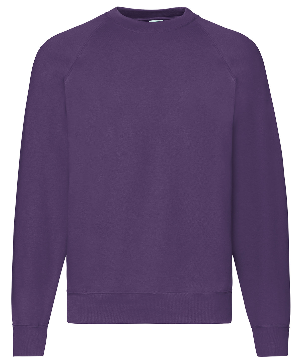 Fruit of the Loom Classic 80/20 raglan sweatshirt Purple