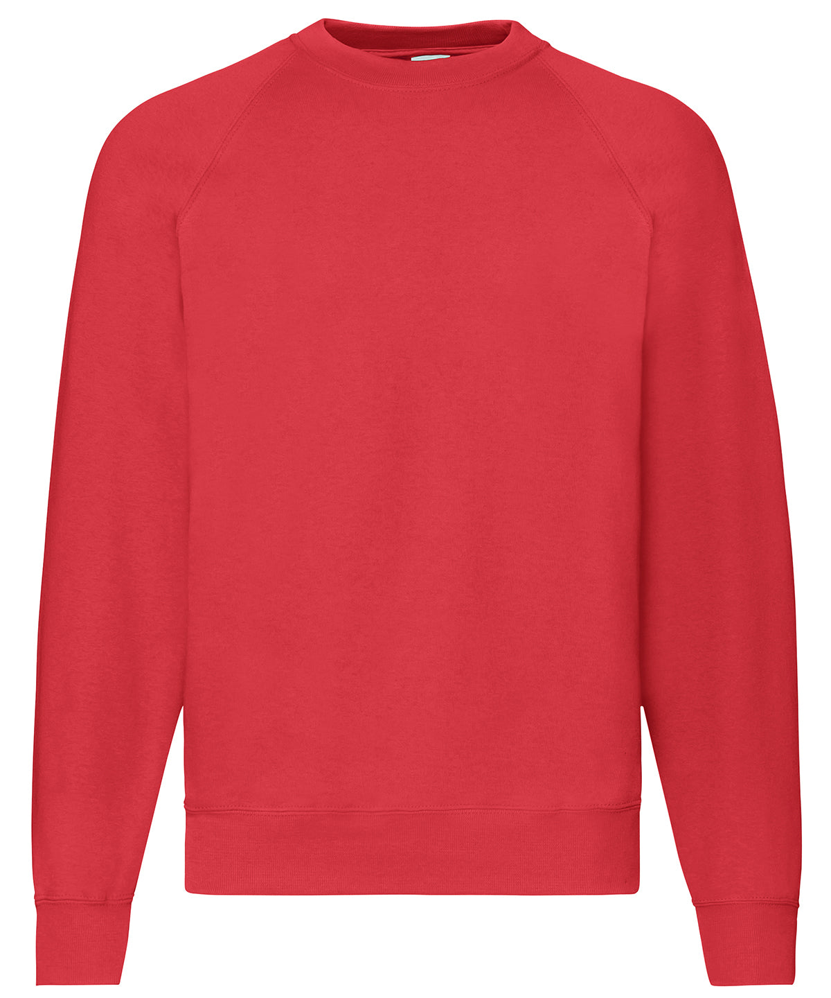 Fruit of the Loom Classic 80/20 raglan sweatshirt Red