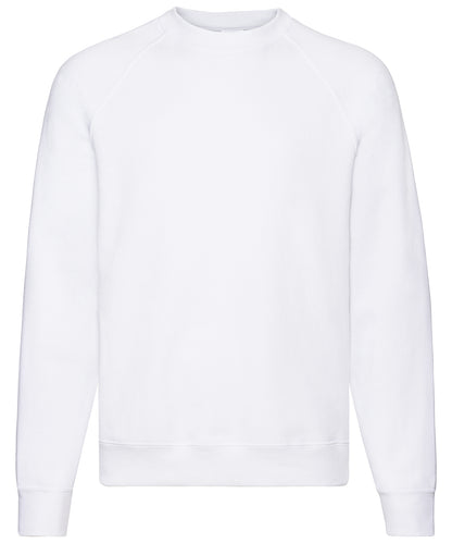 Fruit of the Loom Classic 80/20 raglan sweatshirt White*
