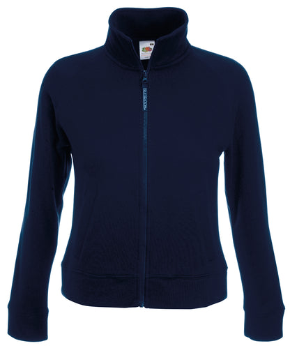 Fruit of the Loom Women's premium 70/30 sweatshirt jacket Deep Navy