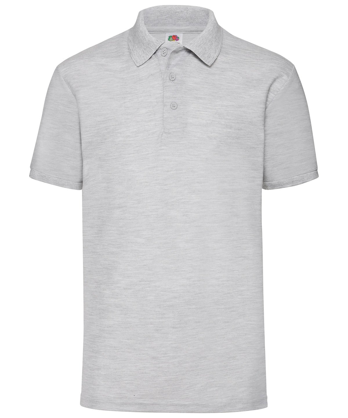 Fruit of the Loom 65/35 Polo Heather Grey*