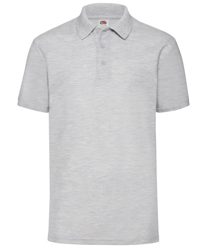 Fruit of the Loom 65/35 Polo Heather Grey*