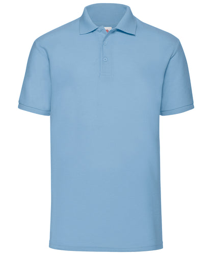 Fruit of the Loom 65/35 Polo Sky Blue