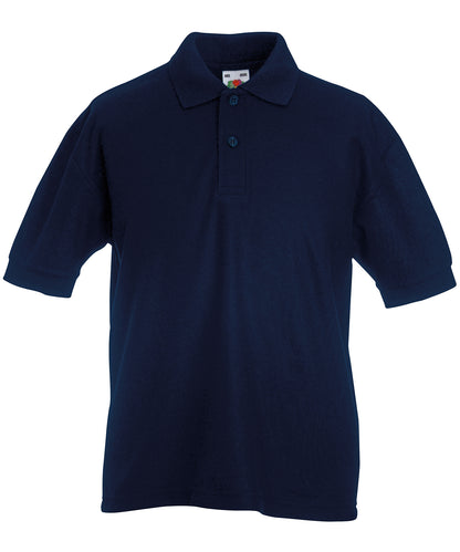 Fruit of the Loom Kids 65/35 piqué polo Deep Navy
