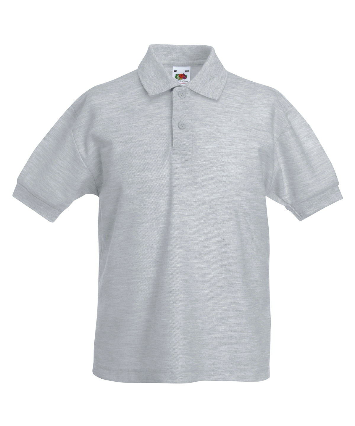 Fruit of the Loom Kids 65/35 piqué polo Heather Grey