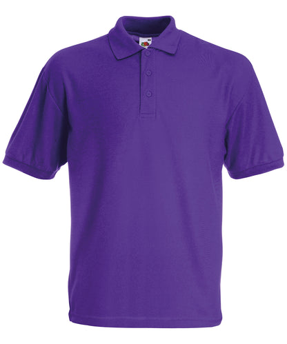 Fruit of the Loom Kids 65/35 piqué polo Purple