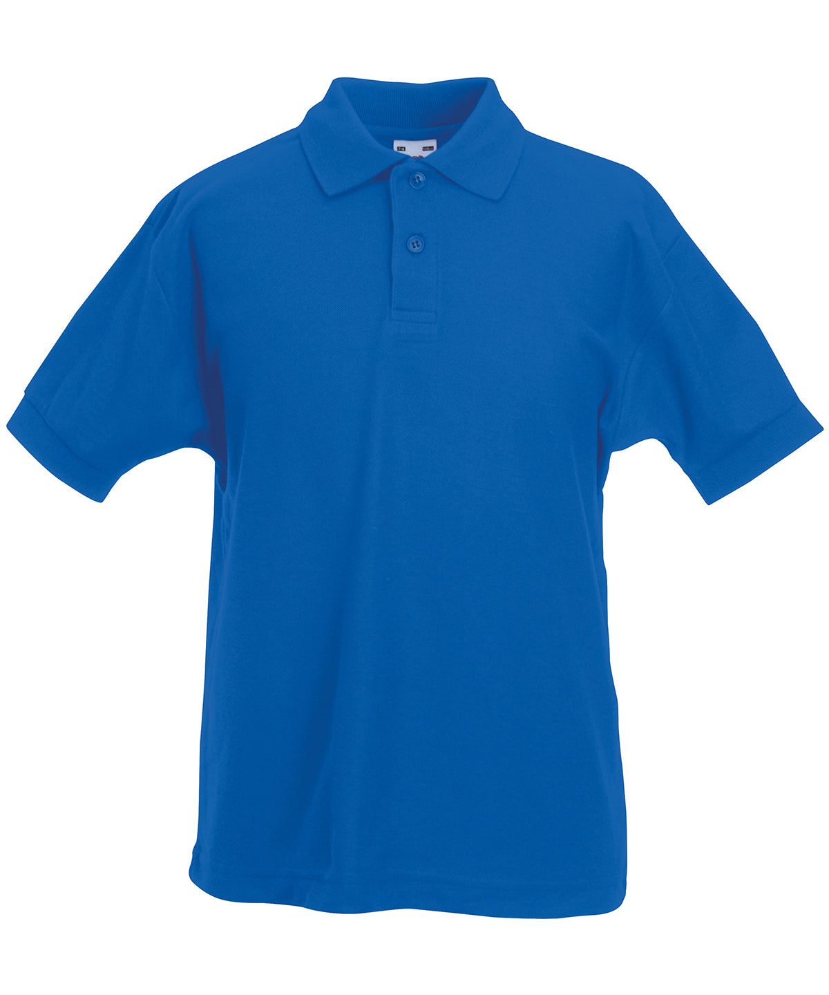 Fruit of the Loom Kids 65/35 piqué polo Royal Blue