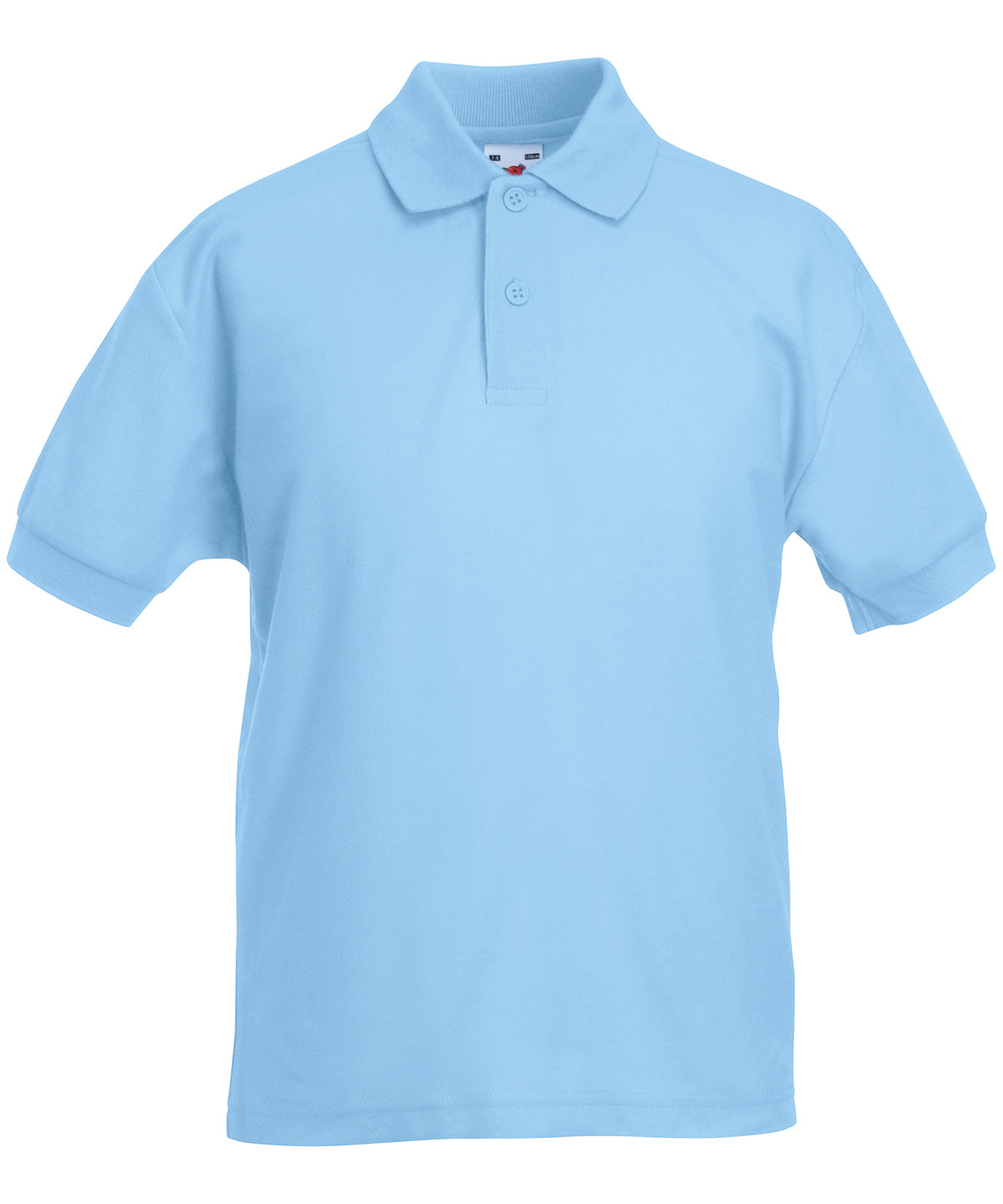 Fruit of the Loom Kids 65/35 piqué polo Sky Blue
