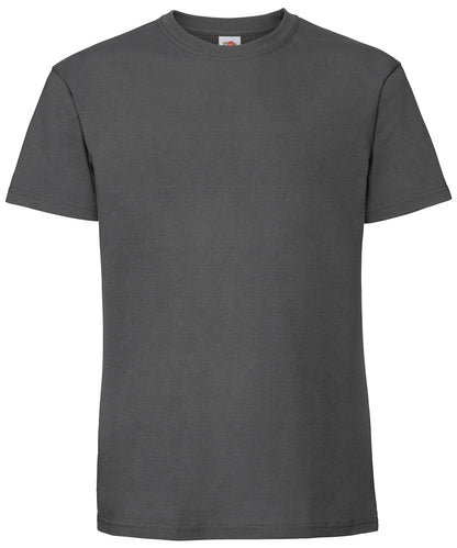Fruit of the Loom Iconic 195 ringspun premium T Light Graphite
