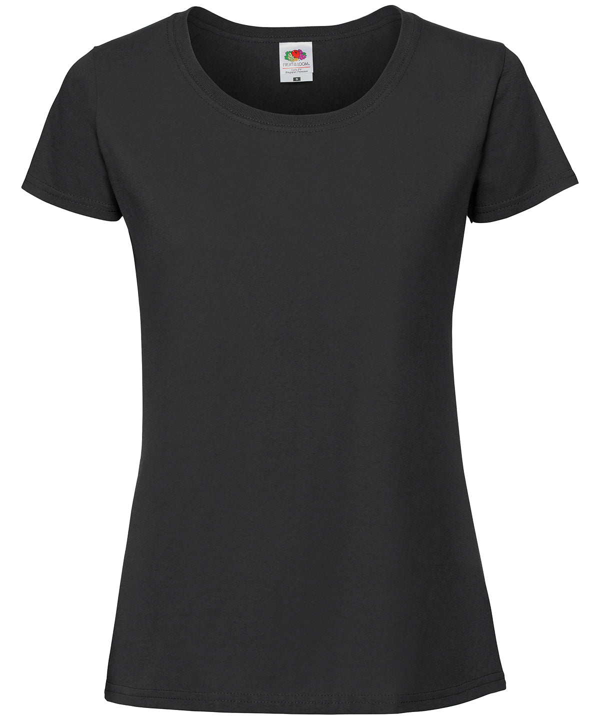 Fruit of the Loom Women's Iconic 195 ringspun premium t-shirt Black