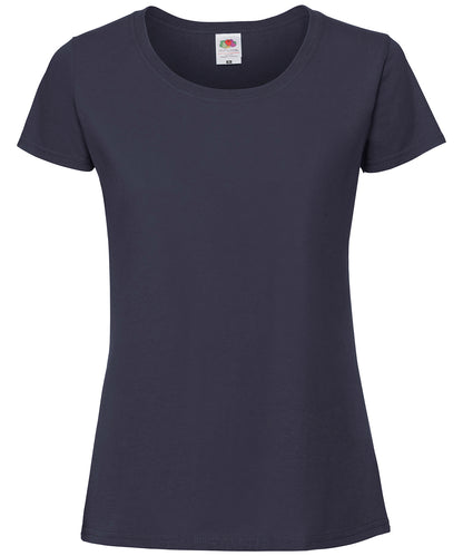 Fruit of the Loom Women's Iconic 195 ringspun premium t-shirt Deep Navy