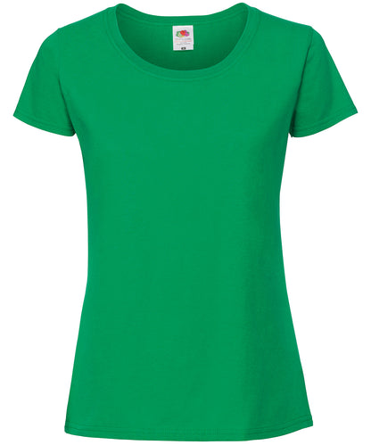 Fruit of the Loom Women's Iconic 195 ringspun premium t-shirt Kelly Green