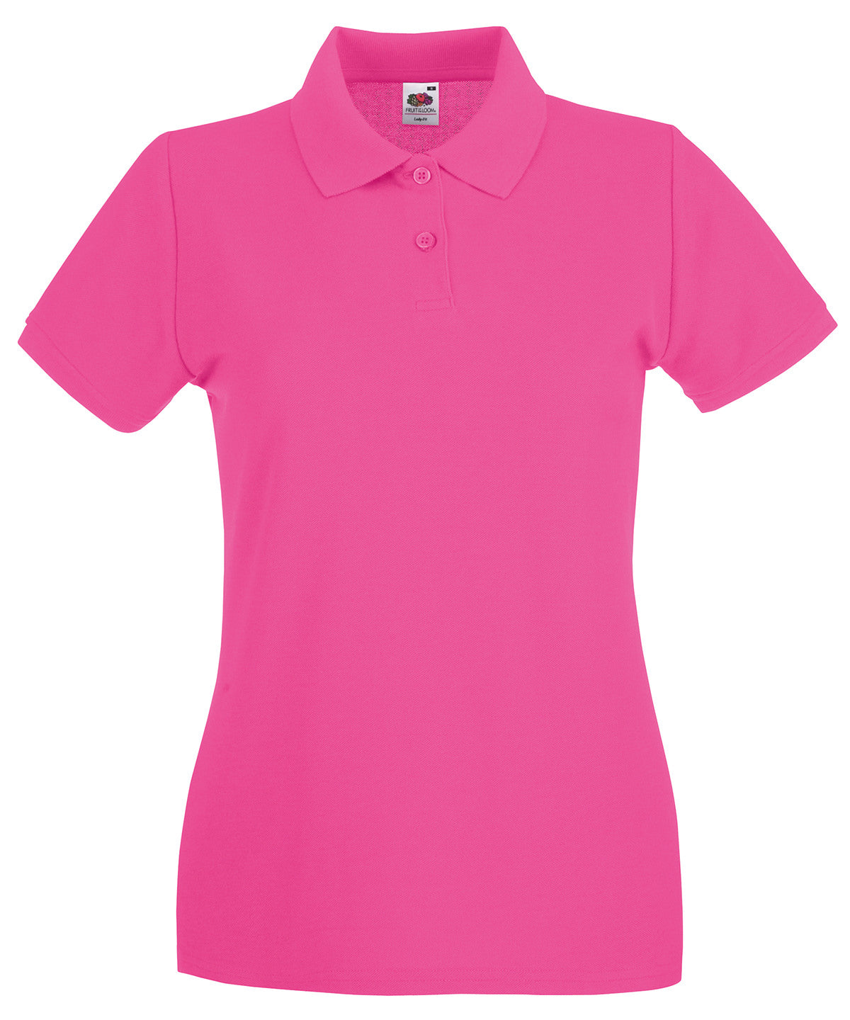 Fruit of the Loom Women's premium polo Fuchsia