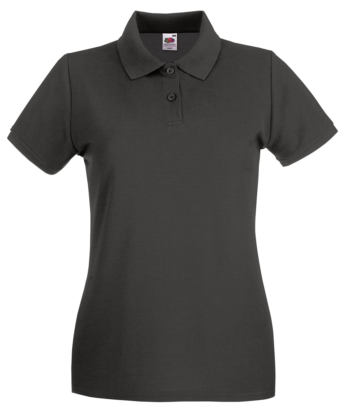 Fruit of the Loom Women's premium polo Light Graphite