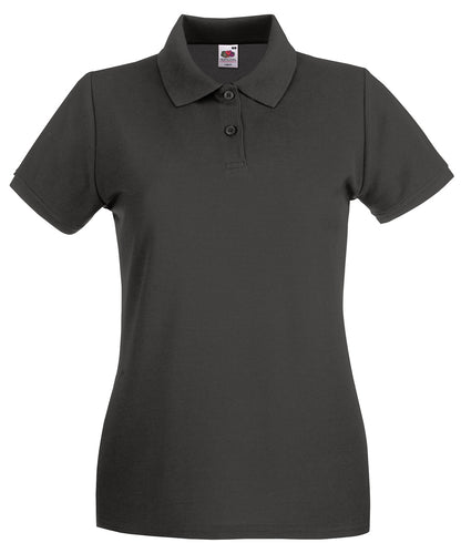 Fruit of the Loom Women's premium polo Light Graphite