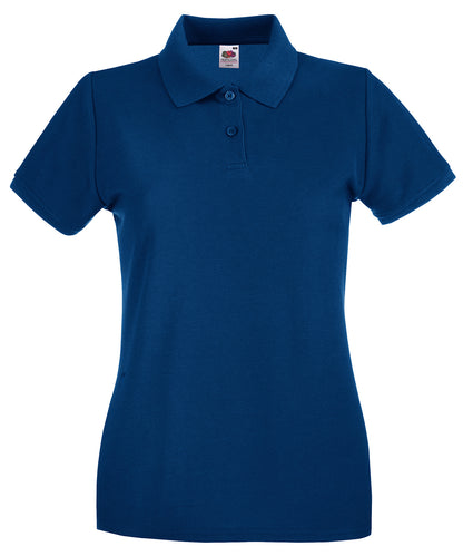 Fruit of the Loom Women's premium polo Navy