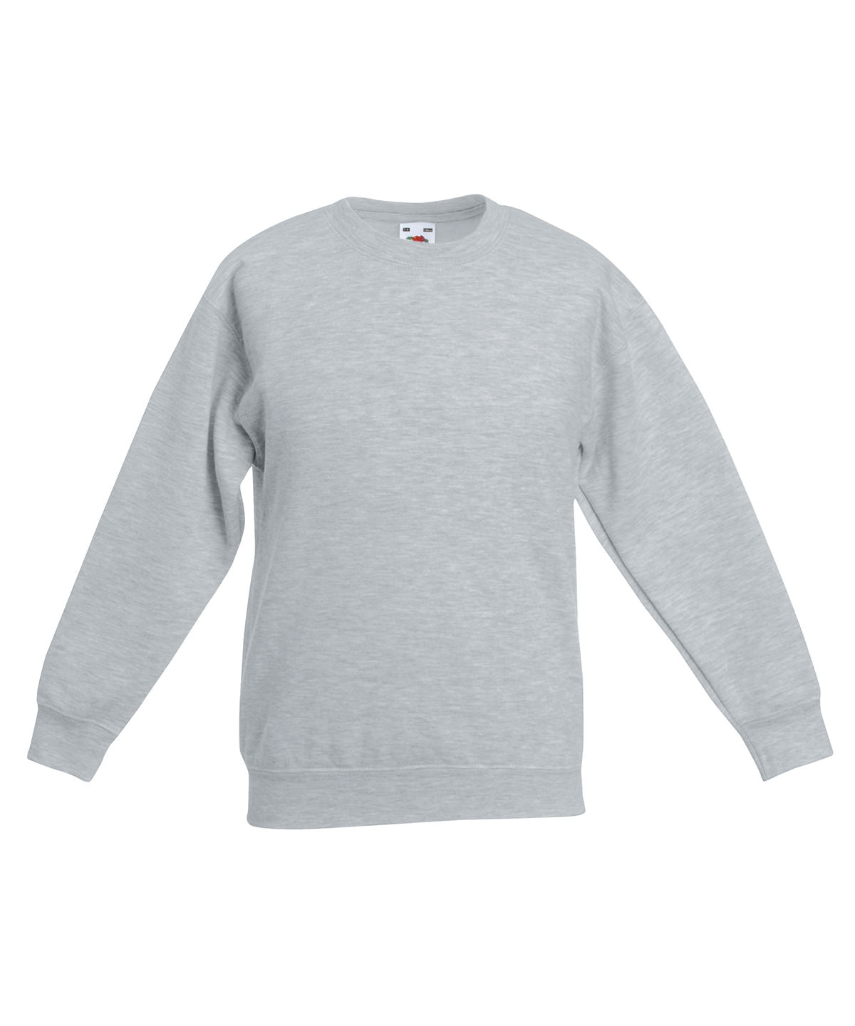 Fruit of the Loom Kids premium set-in sweatshirt Heather Grey