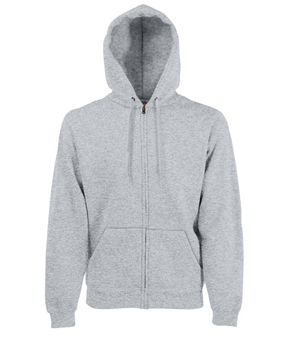 Fruit of the Loom Premium 70/30 hooded sweatshirt jacket Heather Grey*