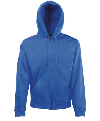 Fruit of the Loom Premium 70/30 hooded sweatshirt jacket Royal Blue
