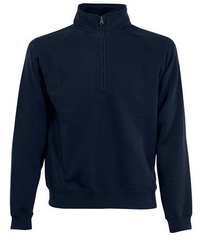 Fruit of the Loom Premium 70/30 zip-neck sweatshirt Deep Navy*