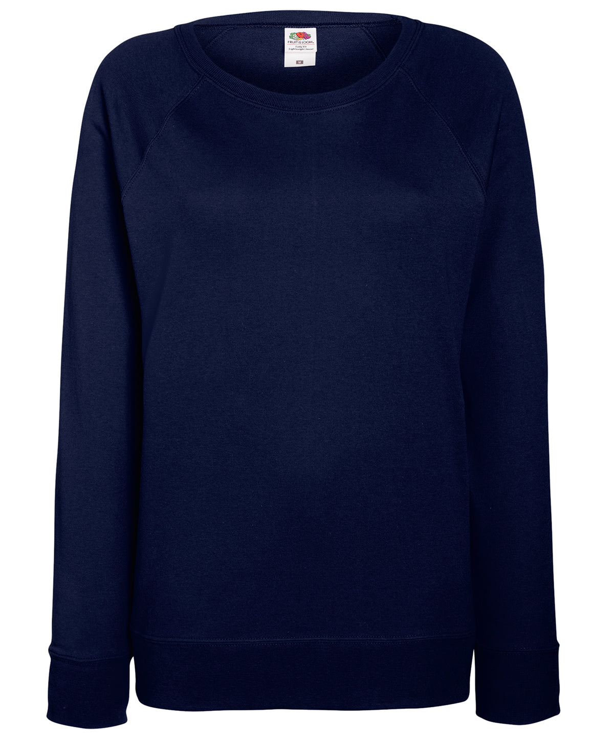 Fruit of the Loom Women's lightweight raglan sweatshirt Deep Navy