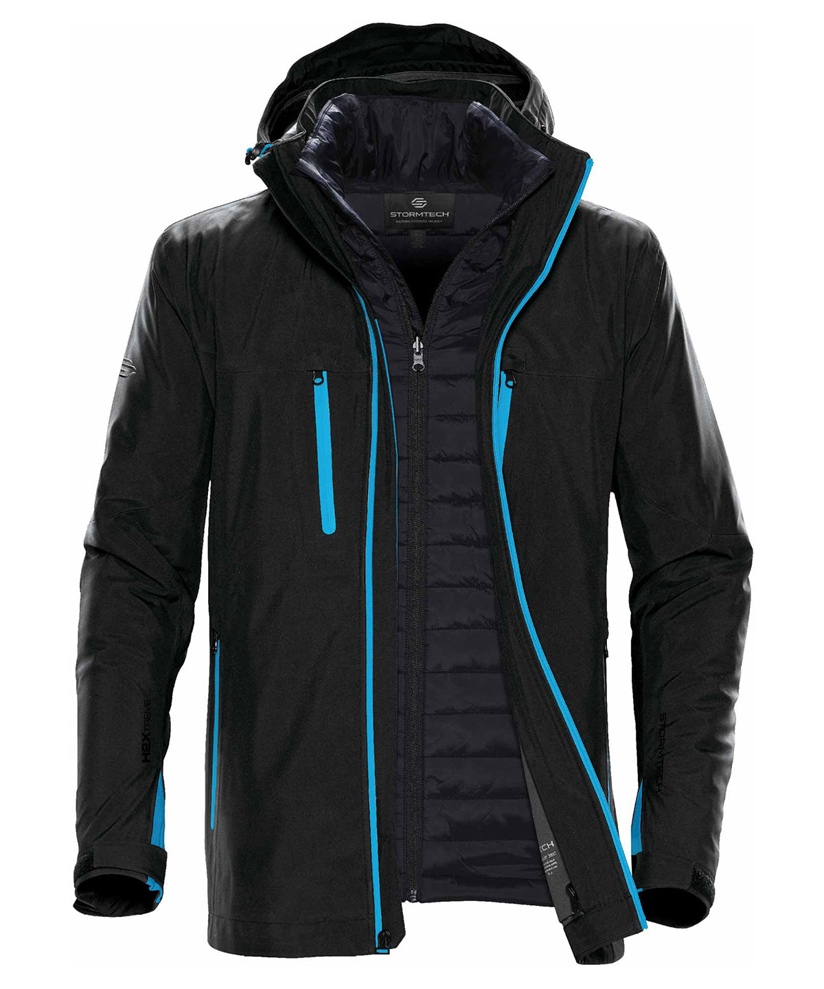 Stormtech Matrix system jacket Black/Electric