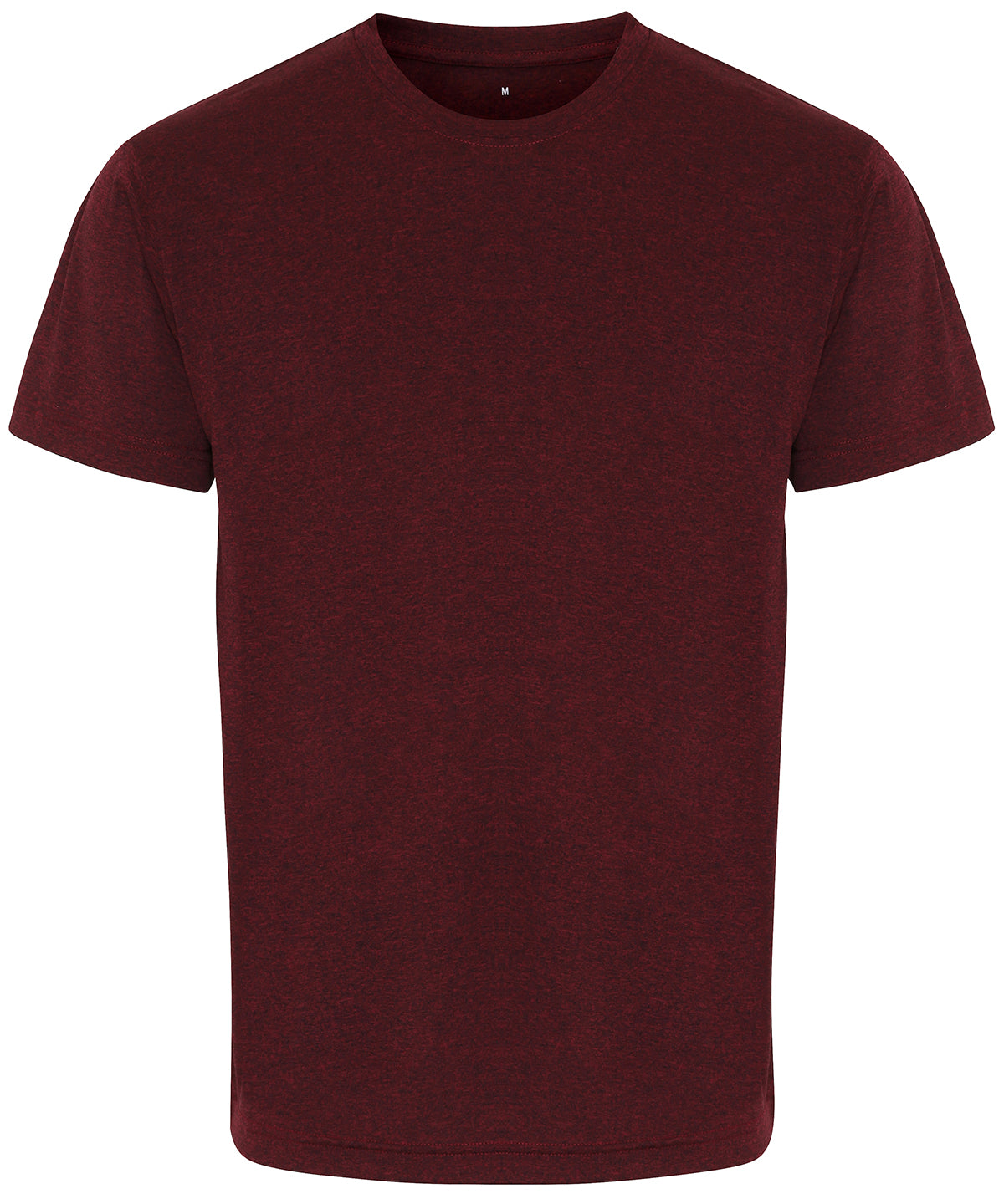 TriDri Men's TriDri® performance t-shirt Burgundy/ Black Melange