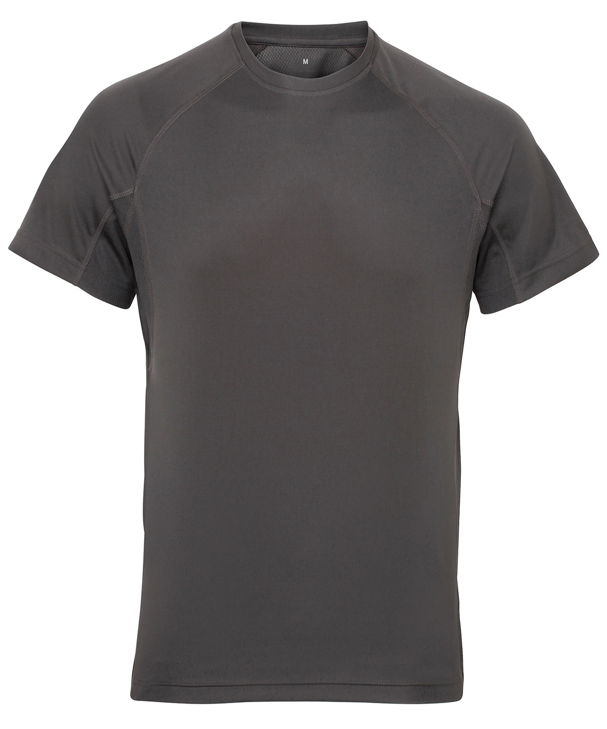 TriDri Men's TriDri® panelled tech tee Charcoal