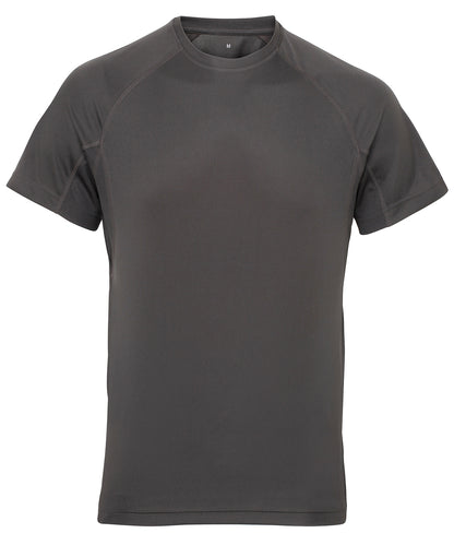 TriDri Men's TriDri® panelled tech tee Charcoal