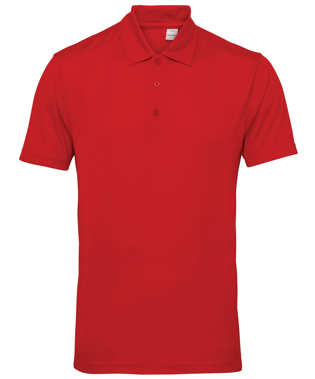 TriDri Men's TriDri® panelled polo Fire Red