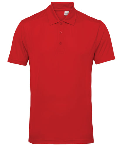 TriDri Men's TriDri® panelled polo Fire Red